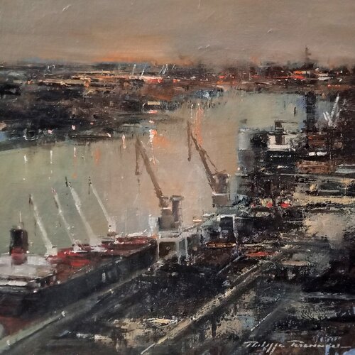 Rouen grand couronne N°2116 by Philippe Perennou, Painting for Sale on Select