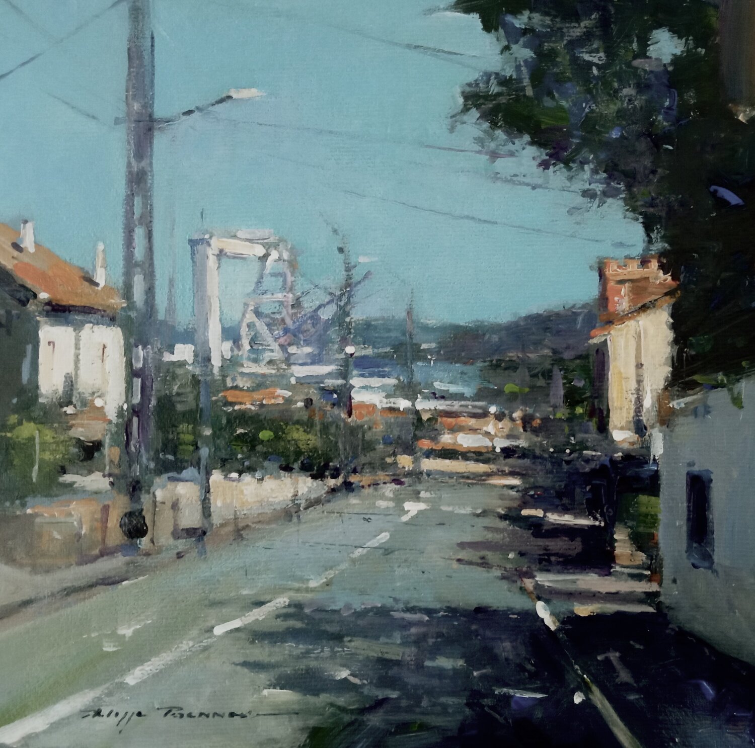 " la Ciotat " n°  2573 Philippe Perennou Original painting for sale
