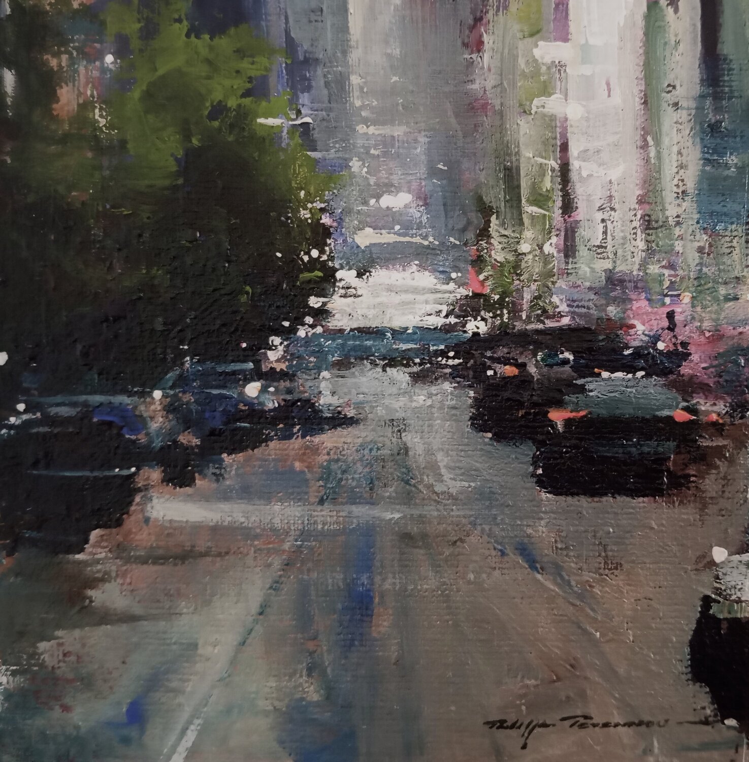 San Francisco , N° 235 Philippe Perennou Original painting for sale