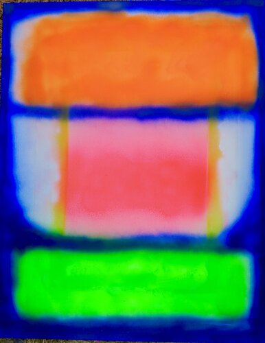 When the sun meets the earth by Anne-Sophie A Bettembourg, Painting for Sale on Select