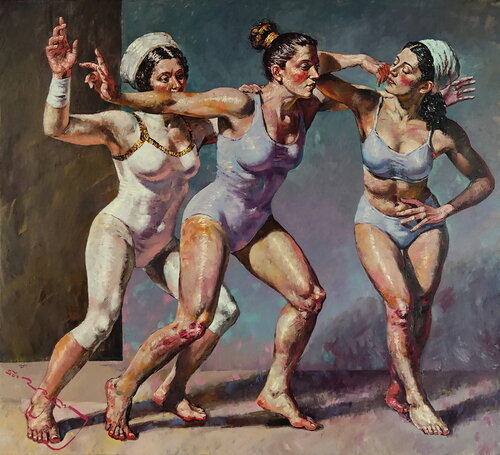 Watchmen (Spirit Tide) by Alexander Lufer, Painting for Sale on Select