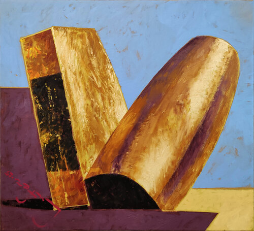 Eidolon (Earthquake) by Alexander Lufer, Painting for Sale on Select