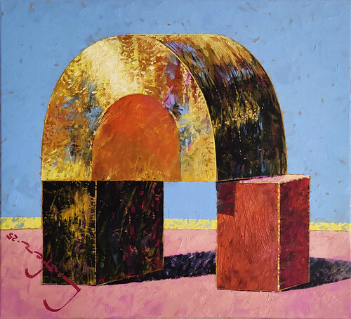 Eidolon (Viaduct) by Alexander Lufer, Painting for Sale on Select