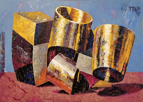 Eidolon (Family) by Alexander Lufer, Painting for Sale on Select