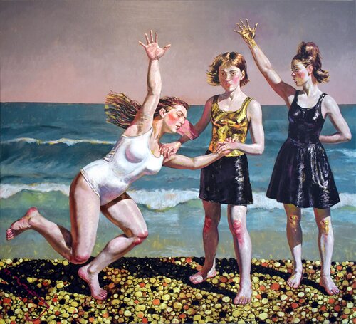 Sea Gifts (Fallen Amber) by Alexander Lufer, Painting for Sale on Select