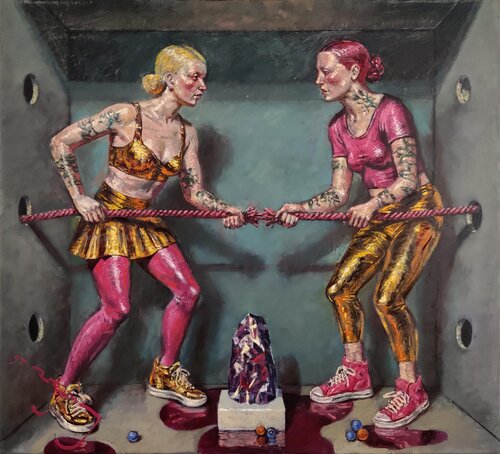 Watchmen (Future Fracture) by Alexander Lufer, Painting for Sale on Select