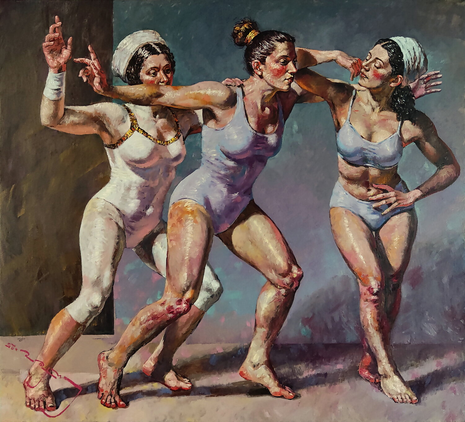 Watchmen (Spirit Tide) Alexander Lufer Original painting for sale