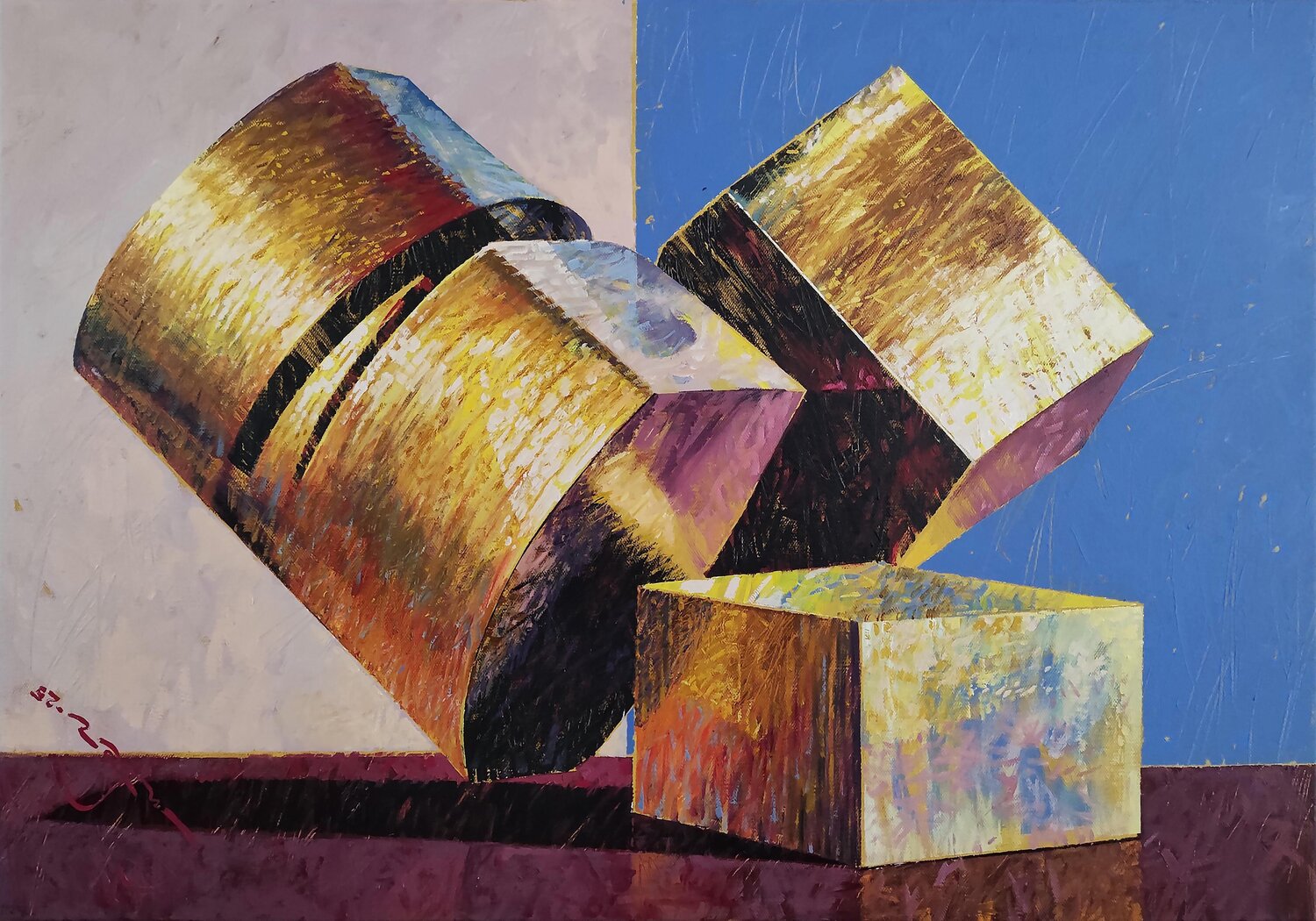 Eidolon (Day) Alexander Lufer Original painting for sale