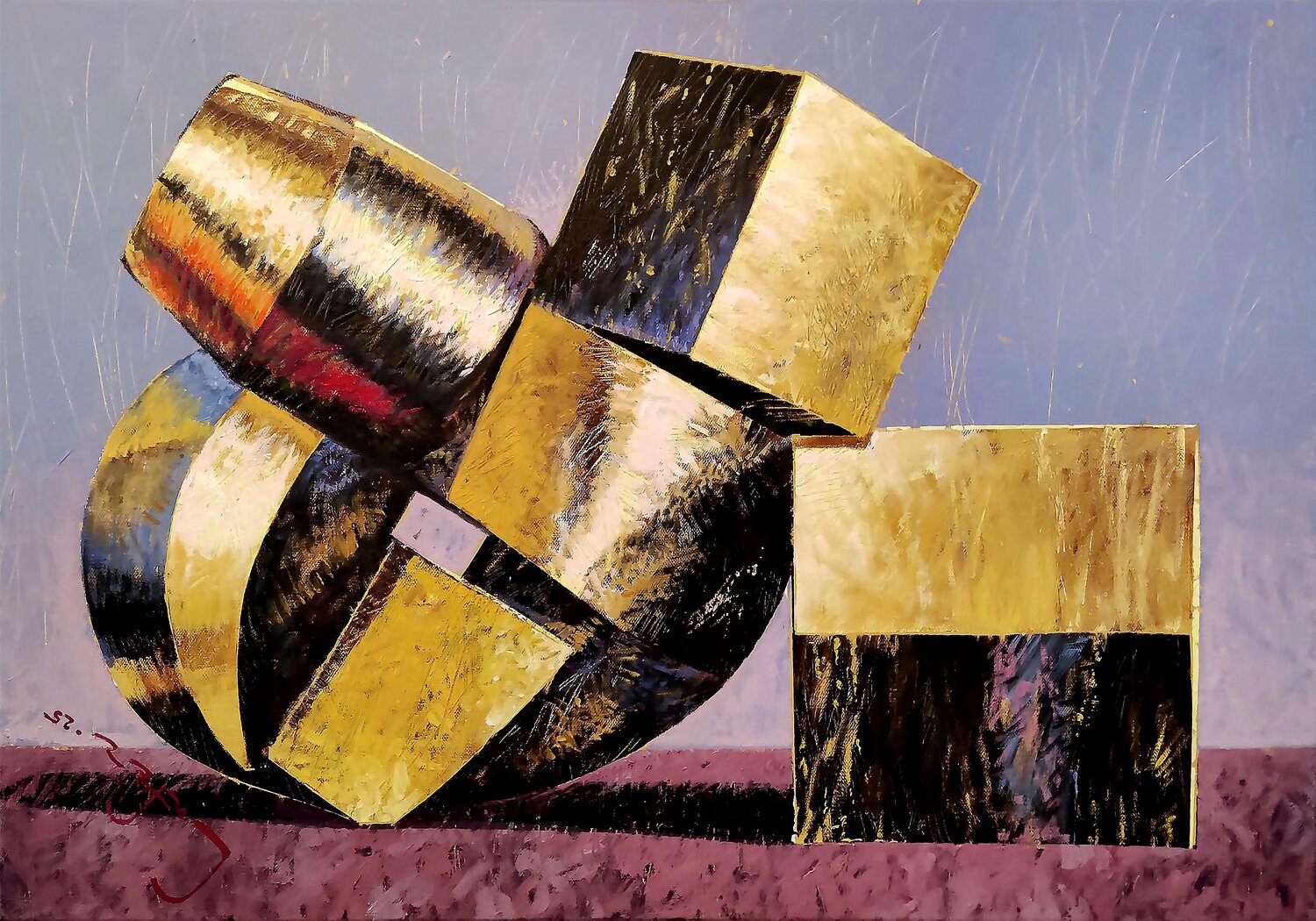 Eidolon (Ground) Alexander Lufer Original painting for sale