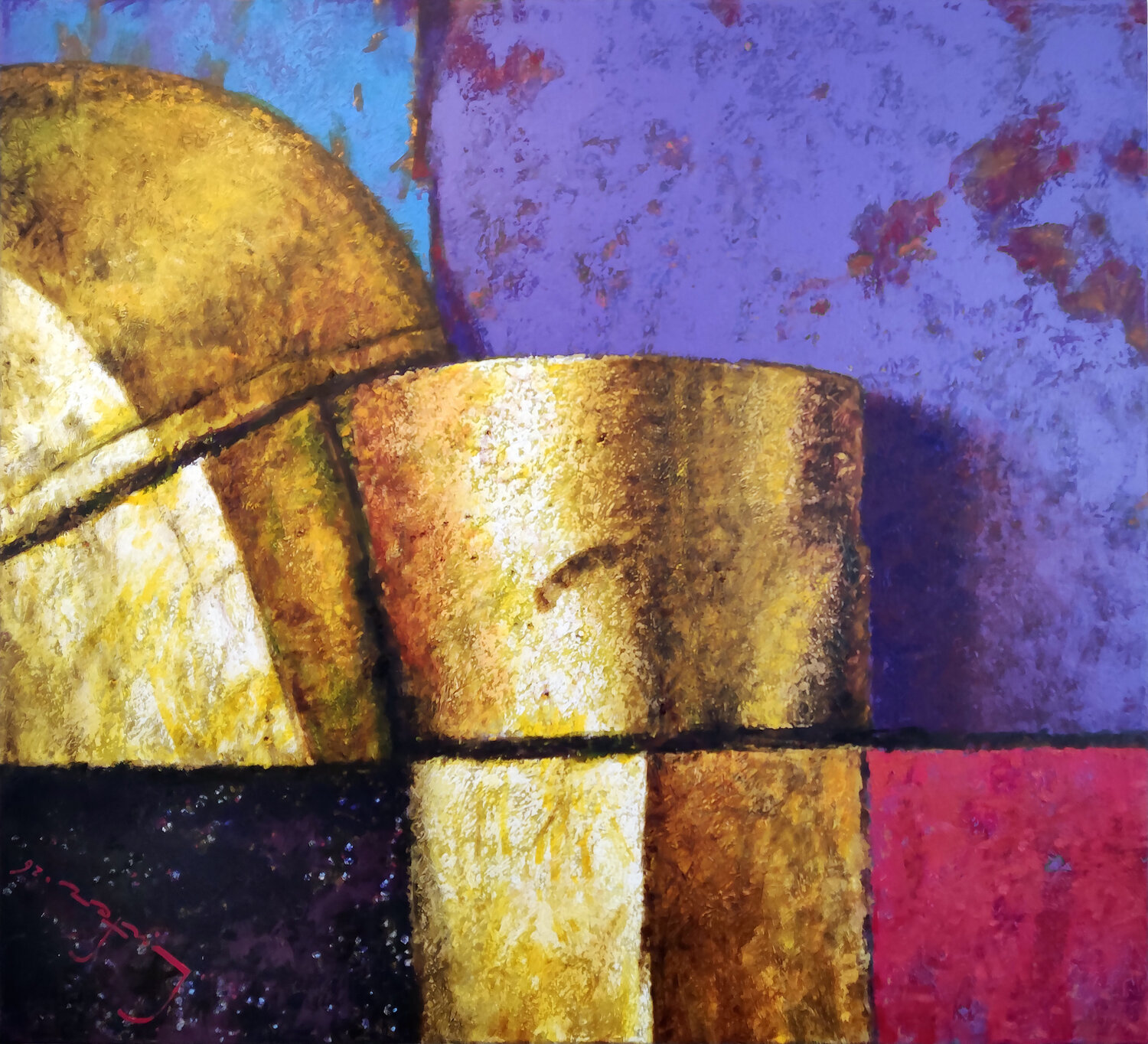 Eidolon (Matrix) Alexander Lufer Original painting for sale
