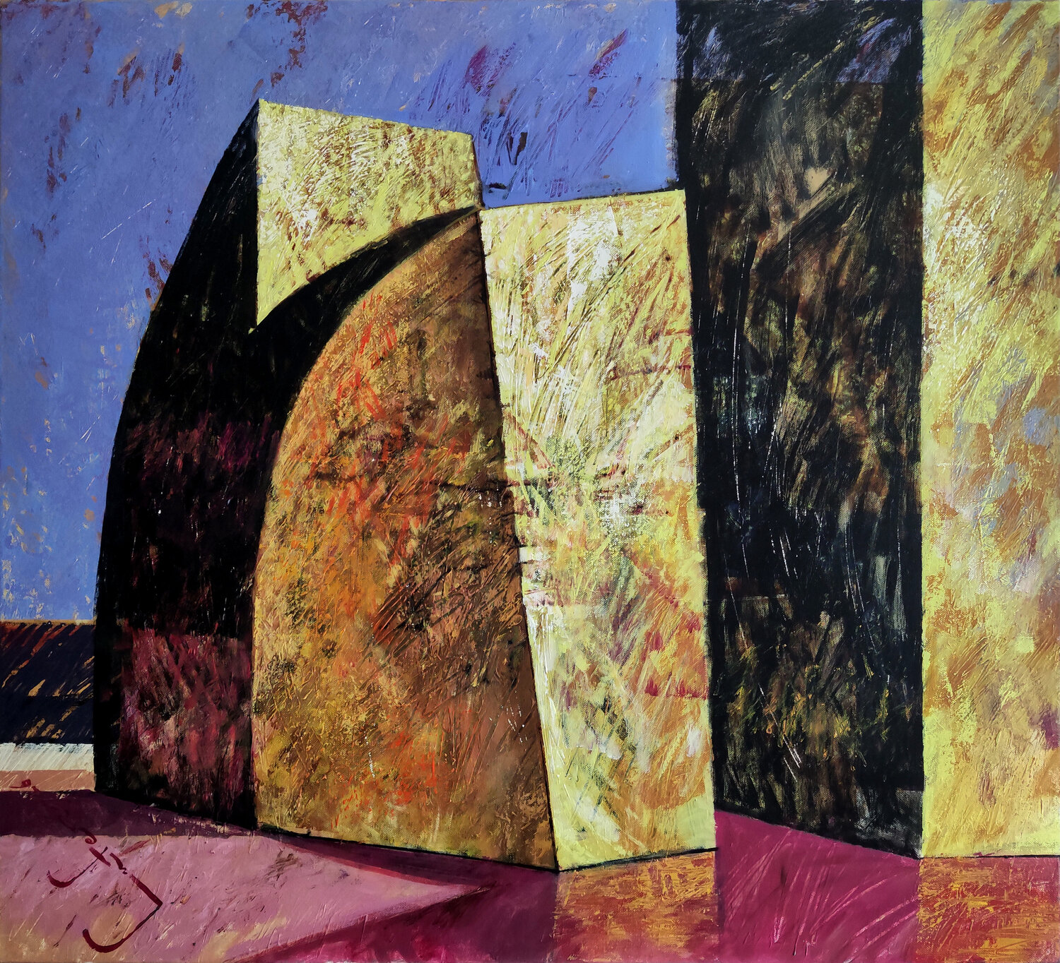 Eidolon (Basis) Alexander Lufer Original painting for sale