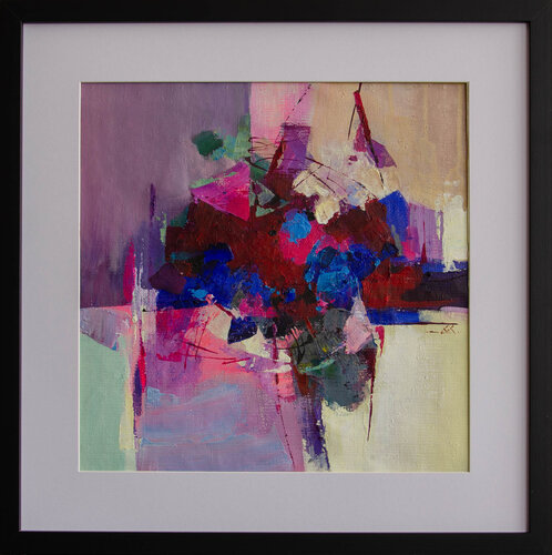 Rhythm of Flowers by Khodakivskyi Vasyl, Painting for Sale on Select