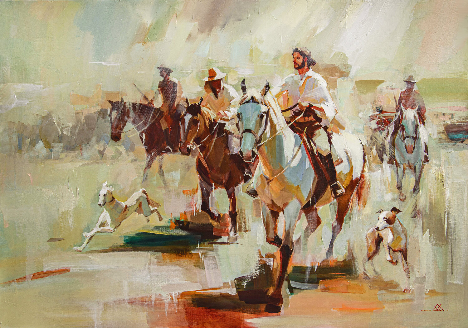 Men's games Khodakivskyi Vasyl Original painting for sale