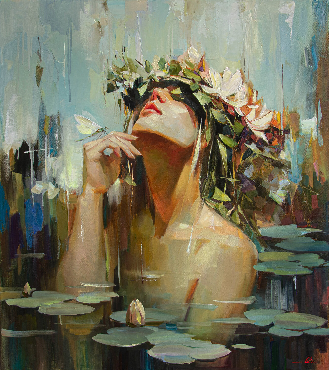 In love with himself Khodakivskyi Vasyl Original painting for sale
