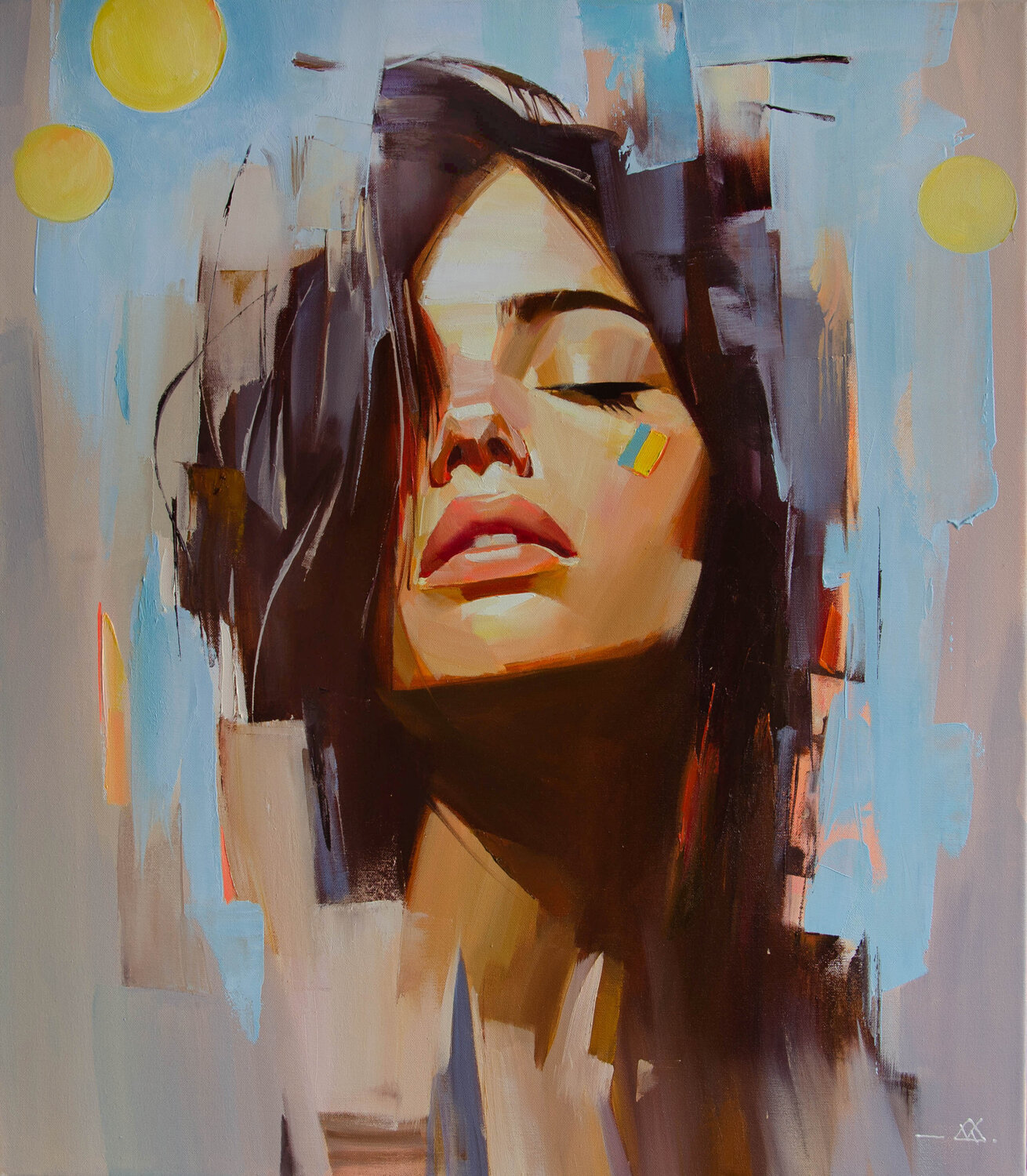 Thinking of you Khodakivskyi Vasyl Original painting for sale