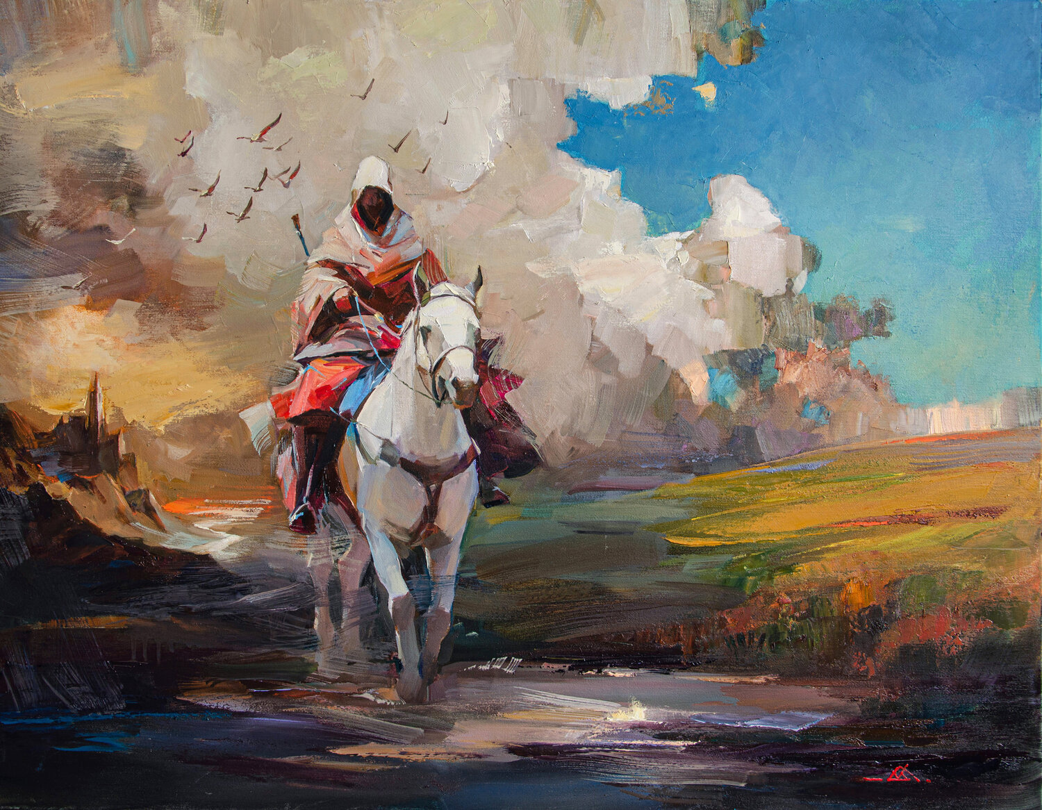 Nomad of Light Khodakivskyi Vasyl Original painting for sale