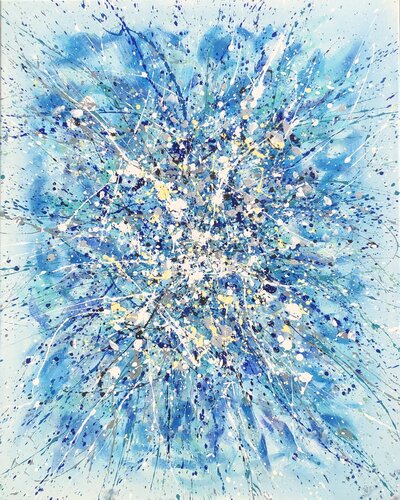 Celestial Symphony by Nataliia Krykun, Painting for Sale on Select