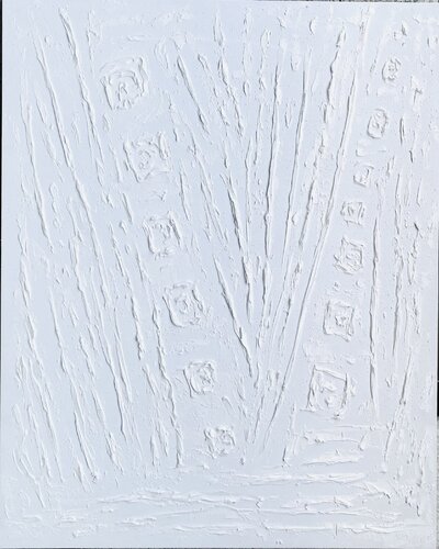 „White landscape abstract “ 3d minimalism calm modern textured by Nataliia Krykun, Painting for Sale on Select