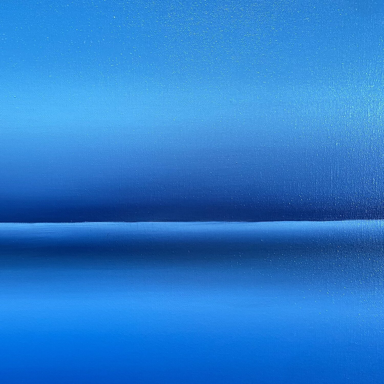 Blue Seascape Serenity - series - water, ocean, navy skyline Nataliia Krykun Original painting for sale