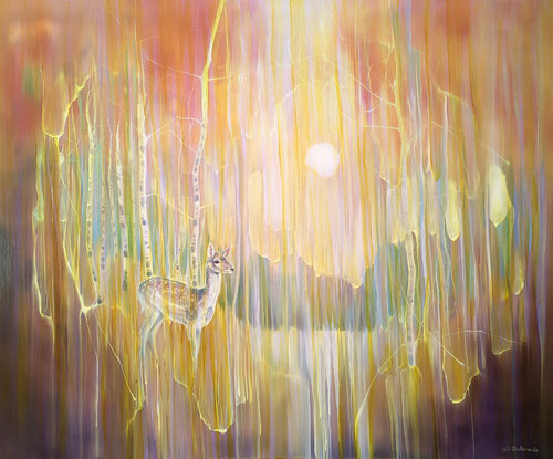 An Awakening by Gill Bustamante, Painting for Sale on Select