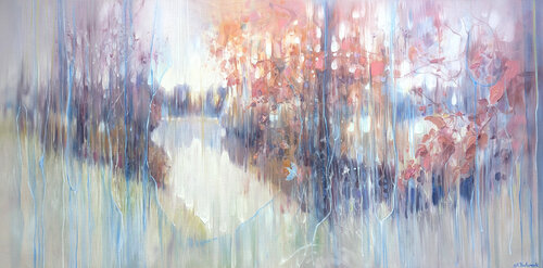 The November Jewel by Gill Bustamante, Painting for Sale on Select
