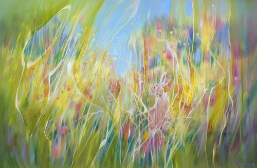 Meadow Born by Gill Bustamante, Painting for Sale on Select