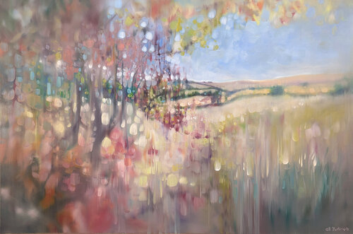 Across the August Fields von Gill Bustamante, Malerei kaufen auf Select