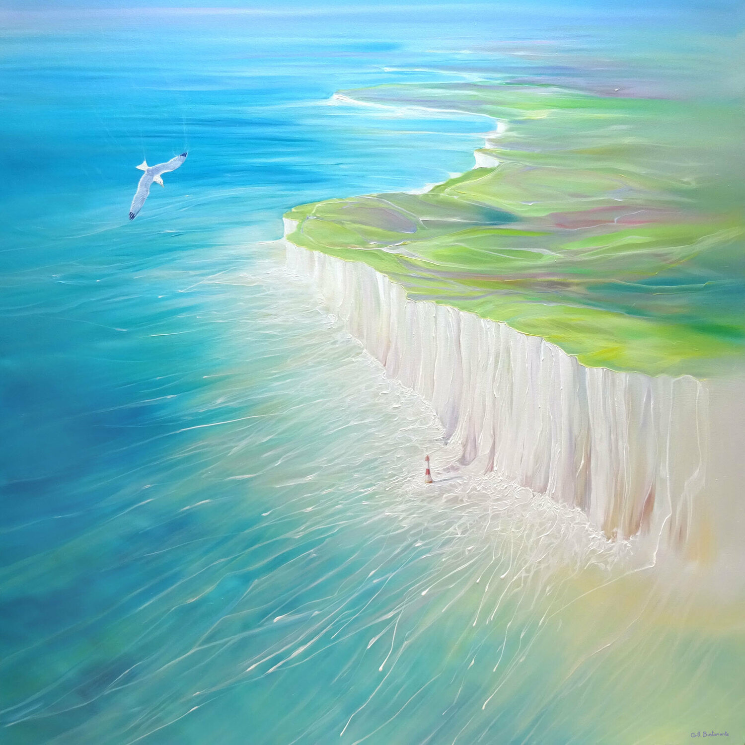 Coming Home Gill Bustamante Original painting for sale