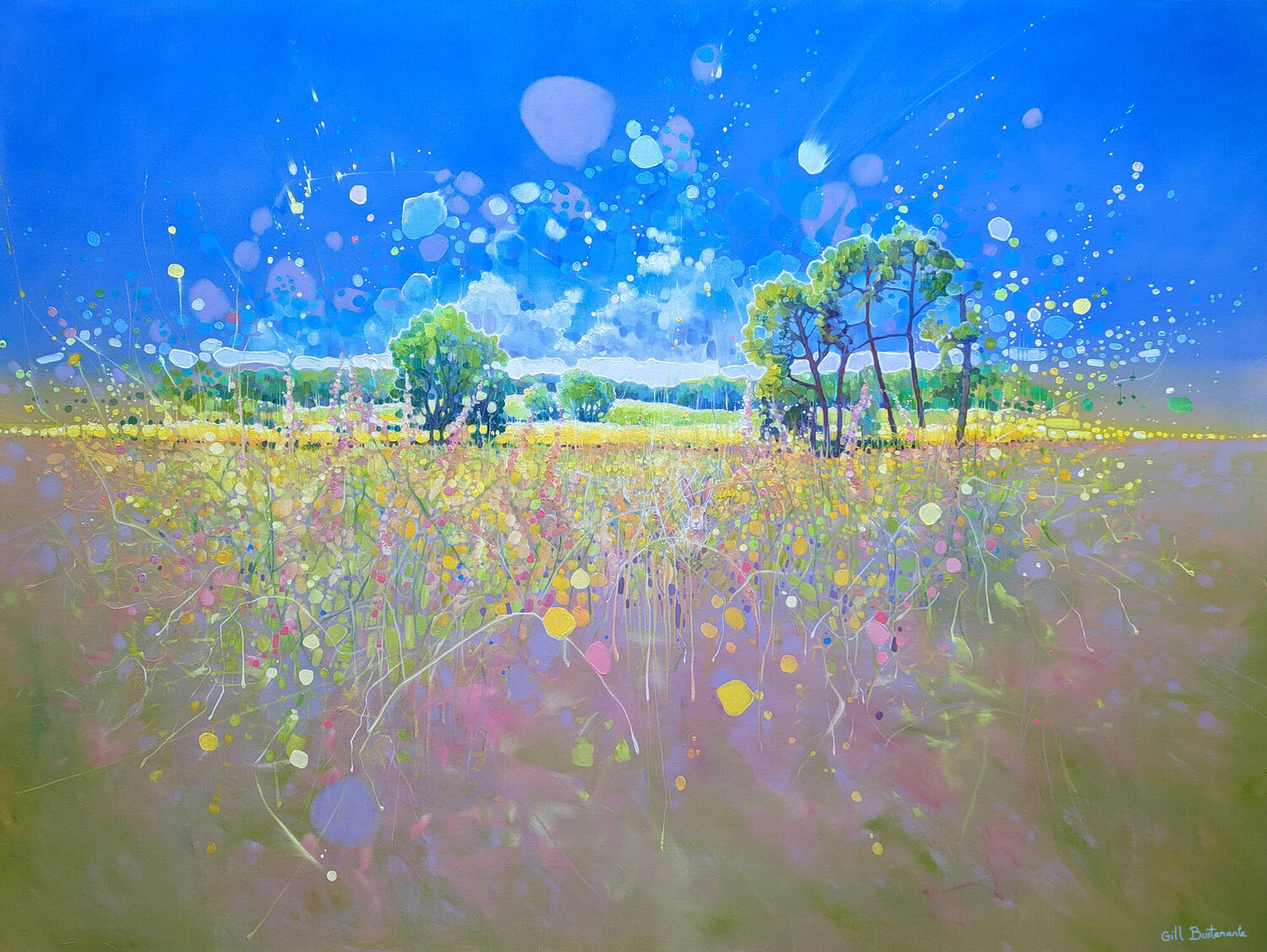 Transcendent Springtime Gill Bustamante Original painting for sale