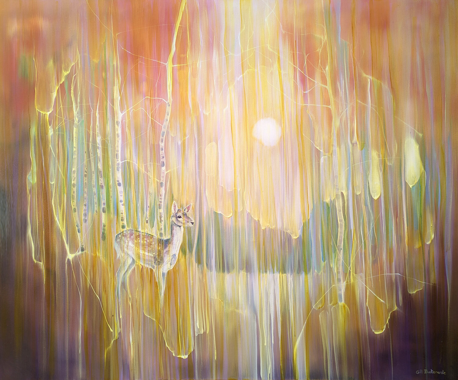 An Awakening Gill Bustamante Original painting for sale