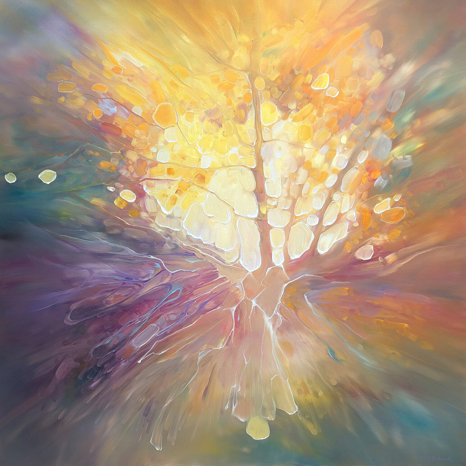 Autumn Beckons Gill Bustamante Original painting for sale