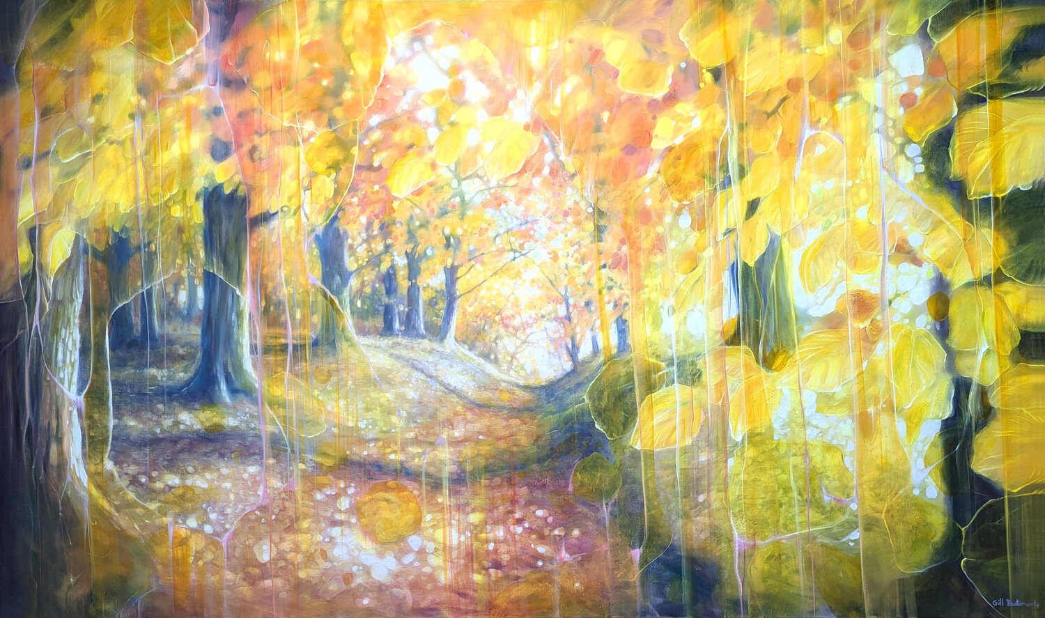 The Autumn Portal Gill Bustamante Original painting for sale