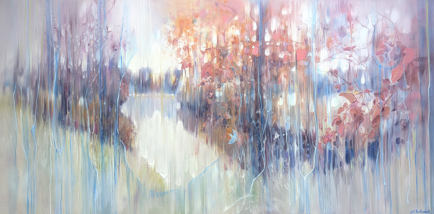 The November Jewel Gill Bustamante Original painting for sale