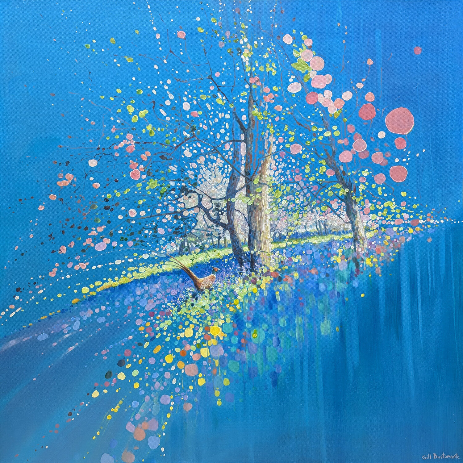 Ephemeral April Gill Bustamante Original painting for sale