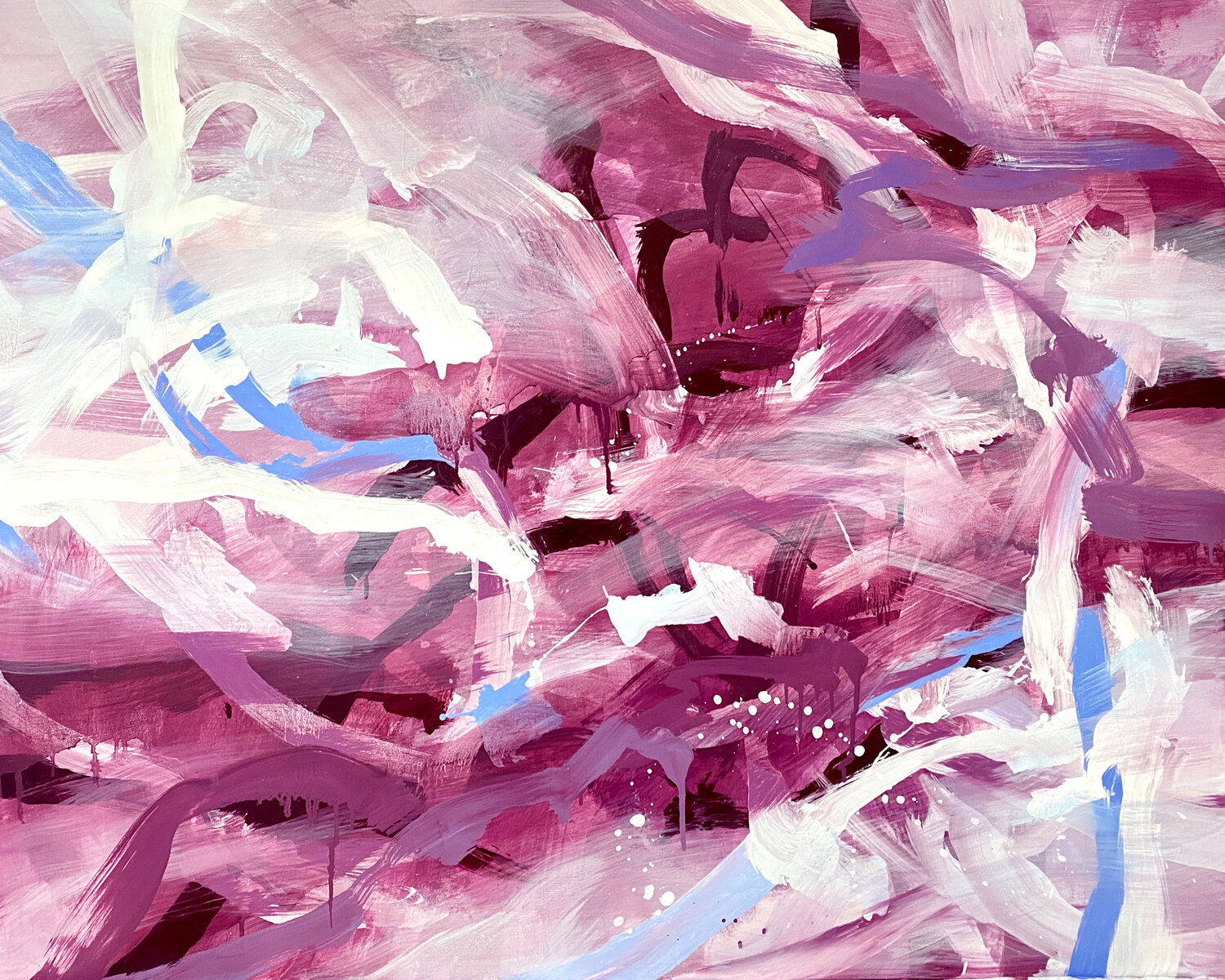 Anonymous Moments 3 Lacey Kim Original painting for sale
