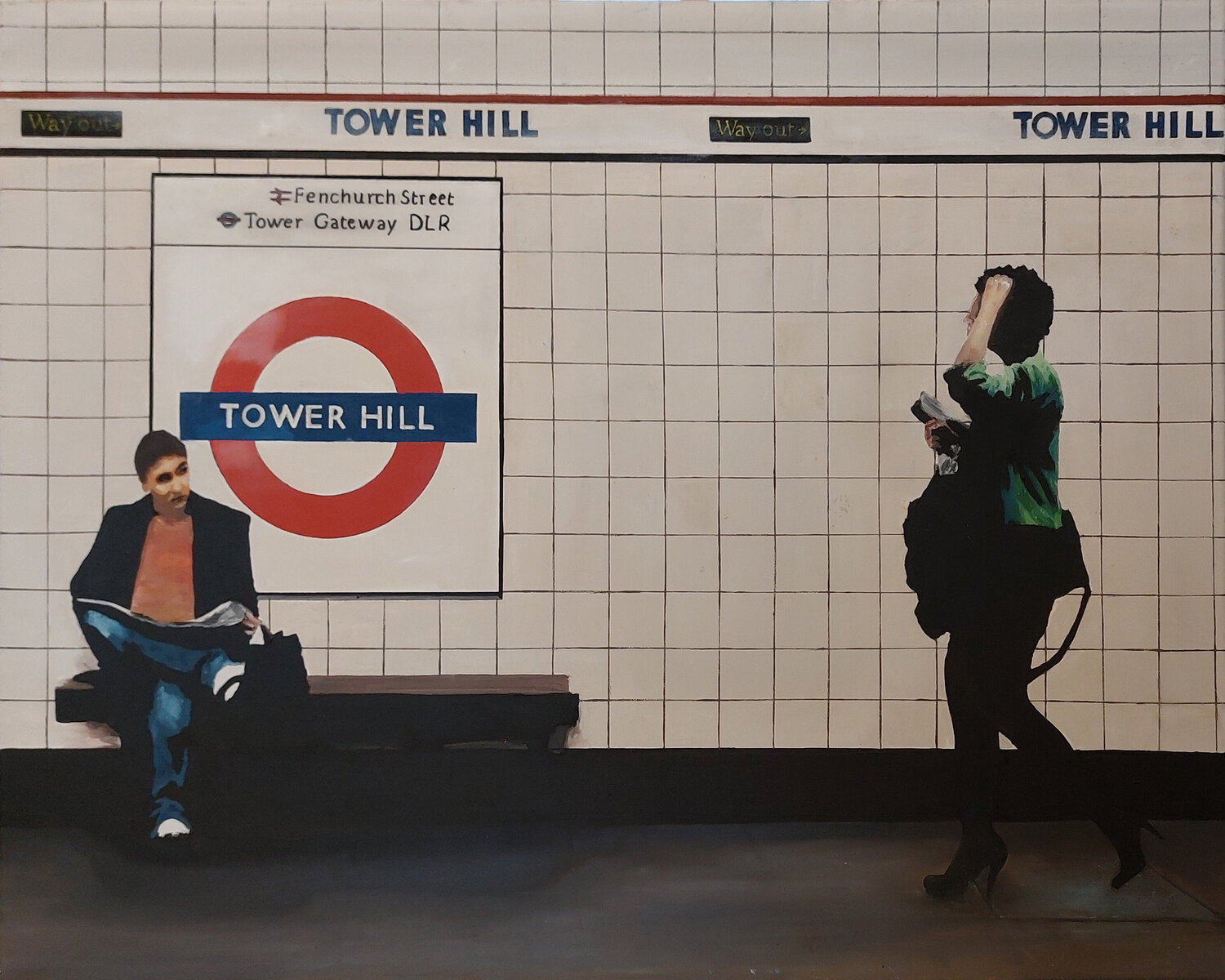LONDON 28.09.2024  3-30PM Miguel Moran Original painting for sale