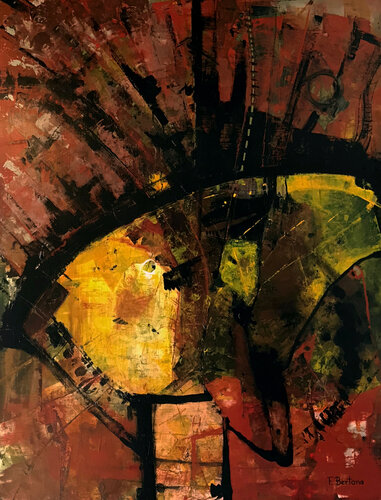 Enlazador de Mundos by Ricardo Fabian Bertona, Painting for Sale on Select