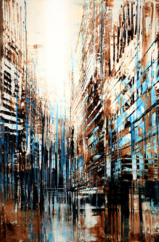 Silent Avenue by Bianca Prettau, Painting for Sale on Select