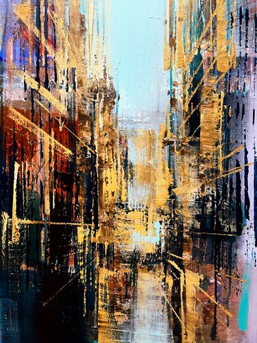 Avenue sketched by Bianca Prettau, Painting for Sale on Select