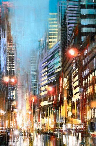 CityCité - le classique (vertical) von Bianca Prettau, Malerei kaufen auf Select