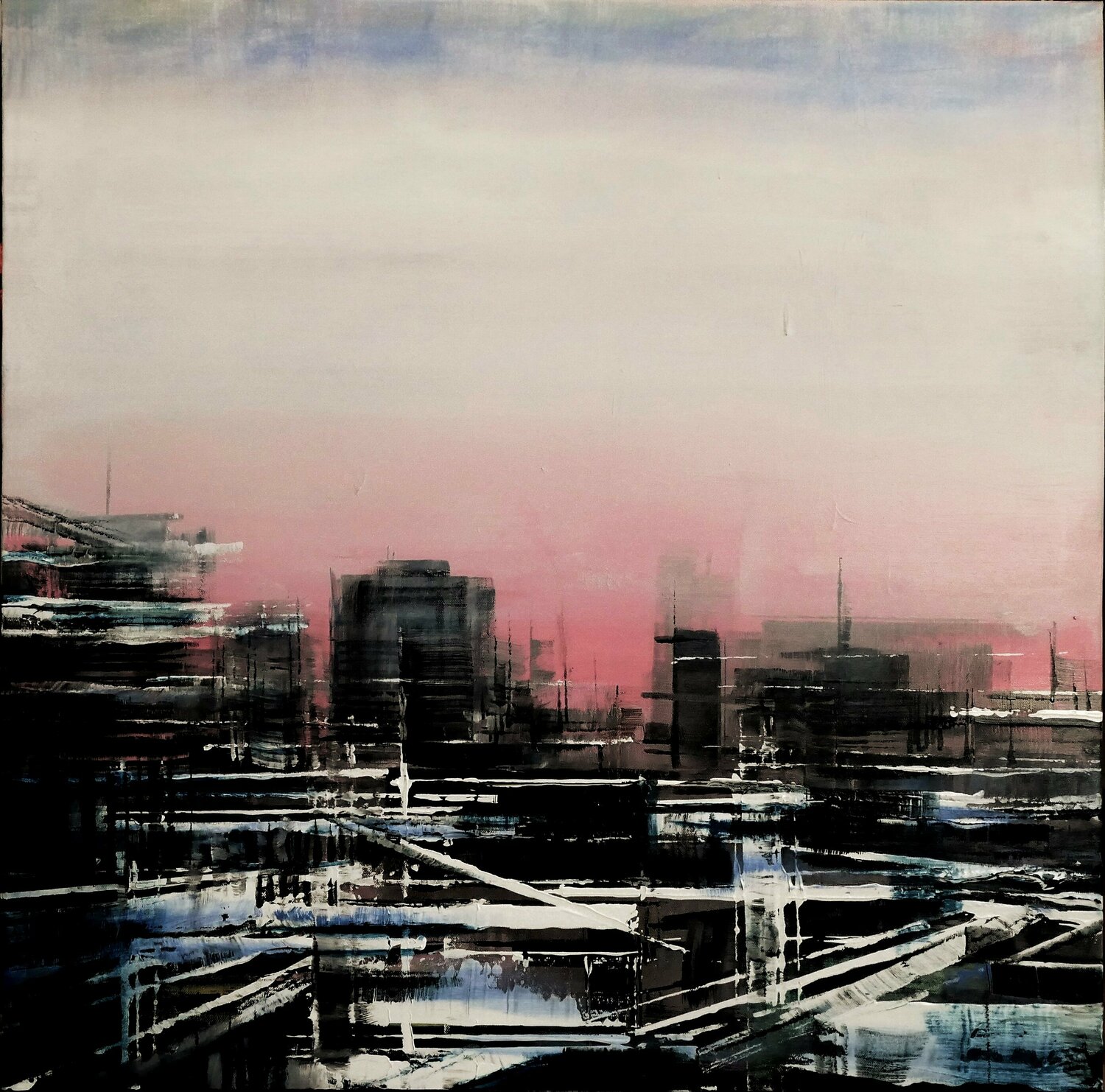 Frozen Morning Bianca Prettau Original painting for sale