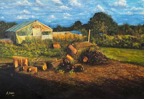 Summer Glory by Bassam Andari, Painting for Sale on Select