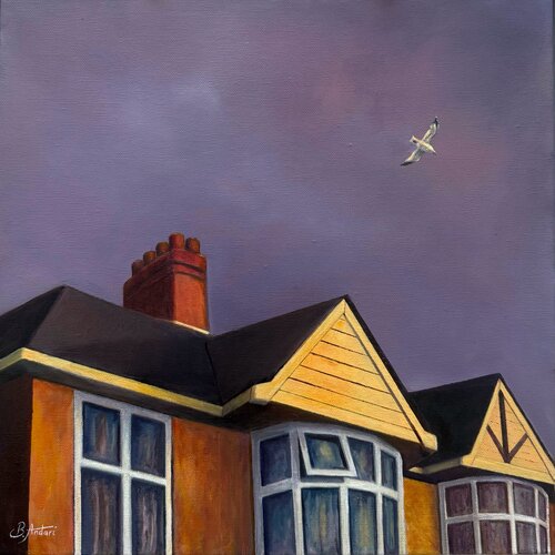 The Seagull by Bassam Andari, Painting for Sale on Select