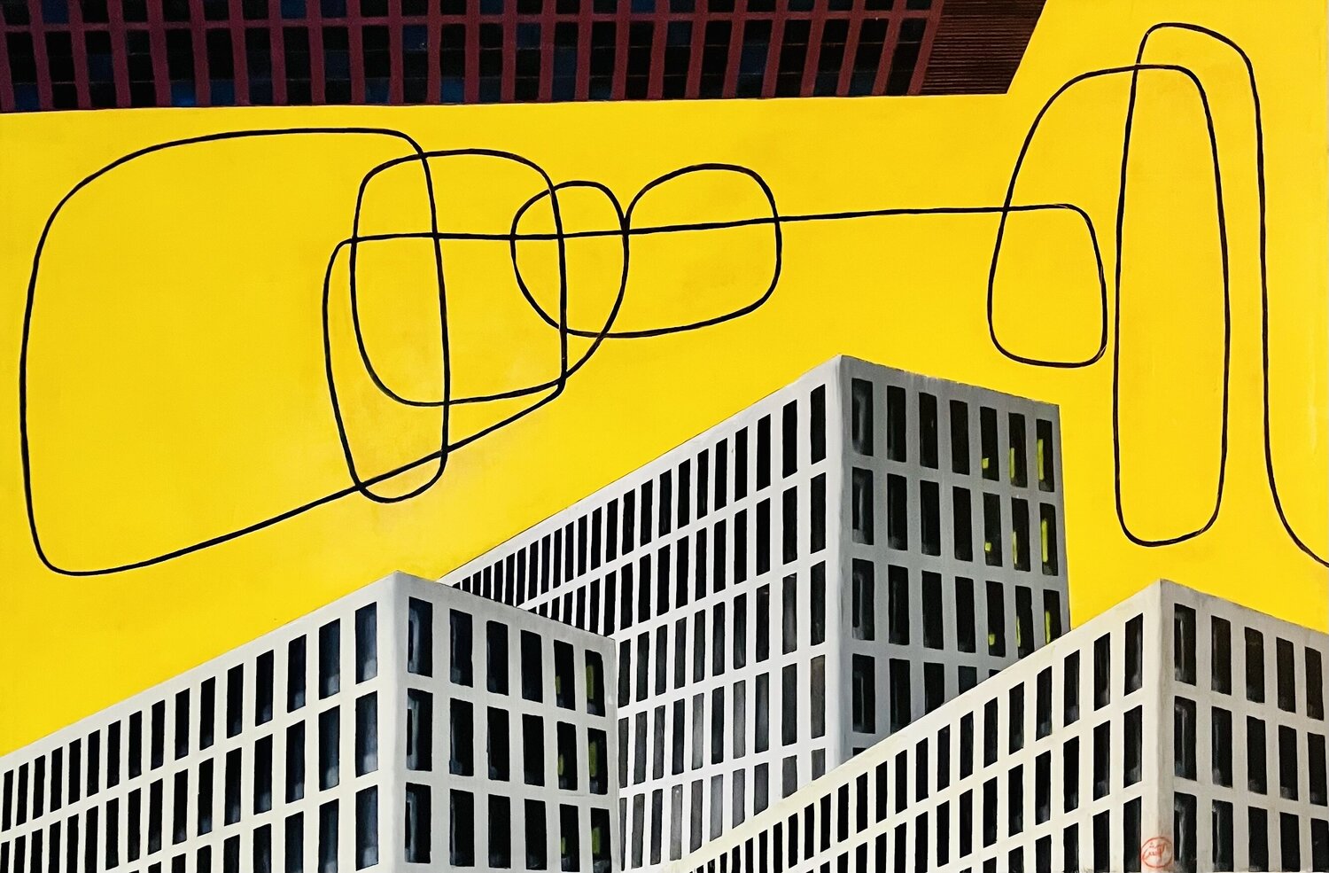 Chicago arash etemadi Original painting for sale