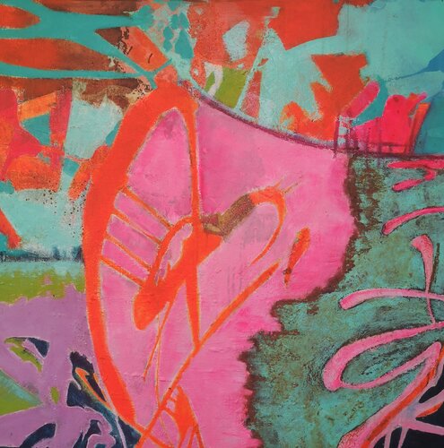 Ich geh mit auf Deinem Weg... by Michaela Kuhl, Painting for Sale on Select