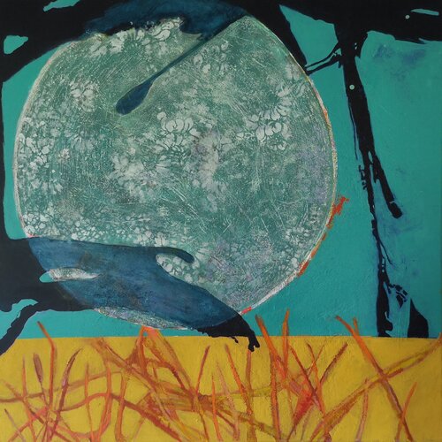 Es war als hätt' der Himmel die Erde still geküsst... by Michaela Kuhl, Painting for Sale on Select
