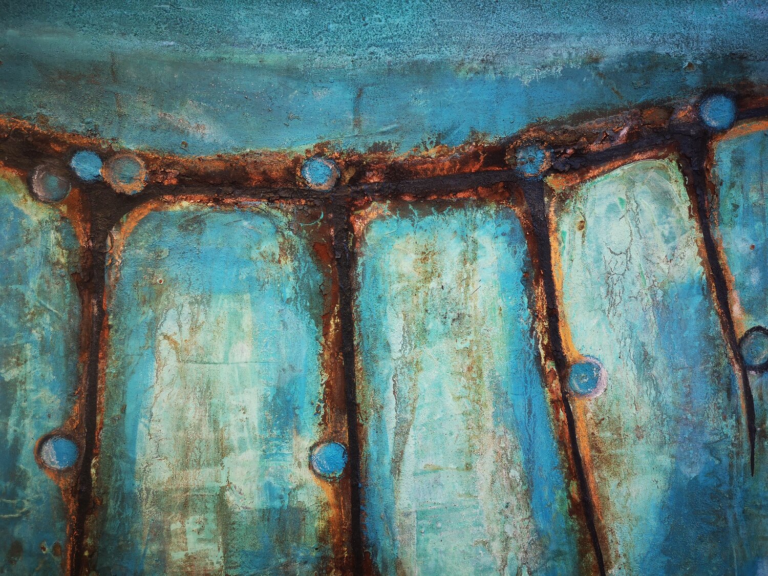 Alles ist nur Übergang Michaela Kuhl Original painting for sale