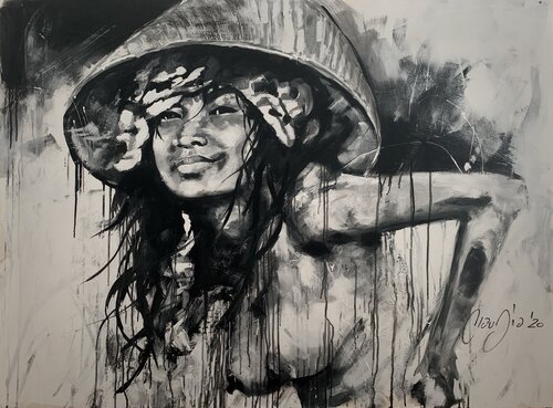 from a distance by Claudia Rohner, Painting for Sale on Select