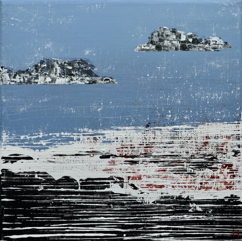 Rochers Flottants by Ines Soavi, Painting for Sale on Select