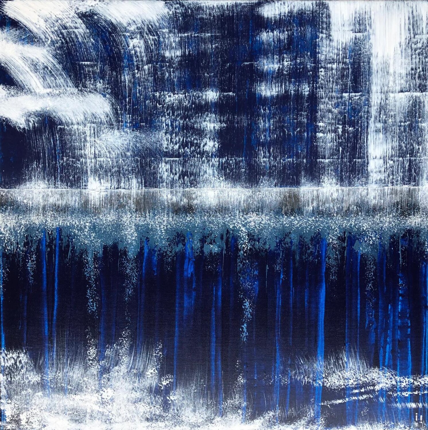 Dripping Wall Ines Soavi Original painting for sale